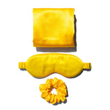 Luxury Maternal Gift Set: Silk Pillowcase, Hair Tie & Night Mask - The Ideal Gift for Young Mothers
