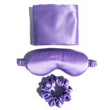 Luxury Maternal Gift Set: Silk Pillowcase, Hair Tie & Night Mask - The Ideal Gift for Young Mothers
