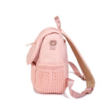 Pink waterproof padded nylon diaper bag with handles
