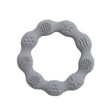 Multi shape silicone teething ring