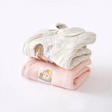 Cotton romper, long sleeves, rider embroidery, comfort. 0-24 months
