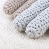 Handmade crochet Léonore soft toy for baby Rabbit shape