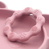 Multi shape silicone teething ring