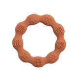 Multi shape silicone teething ring