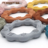 Multi shape silicone teething ring
