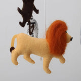 Felt mobile “Safari Animals” for baby