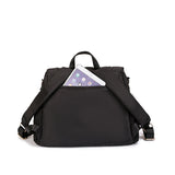 Sac à Langer Noir Matelassé Motif Tressé en Nylon avec Anses