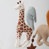 Felt mobile “Safari Animals” for baby