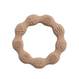 Multi shape silicone teething ring