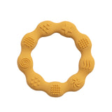 Multi shape silicone teething ring