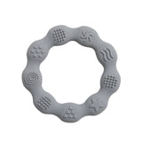 Multi shape silicone teething ring