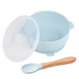 • 1 pair of wooden and silicone cutlery (fork and spoon)