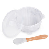 • 1 pair of wooden and silicone cutlery (fork and spoon)