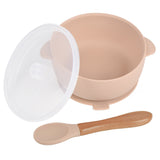 • 1 pair of wooden and silicone cutlery (fork and spoon)