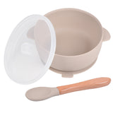 • 1 pair of wooden and silicone cutlery (fork and spoon)