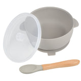 • 1 pair of wooden and silicone cutlery (fork and spoon)