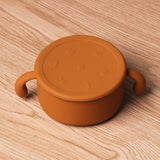 Silicone Baby Snack Bowl with Handles (and Lid) | Micha