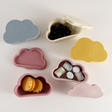 Small multi-shaped silicone snack box
