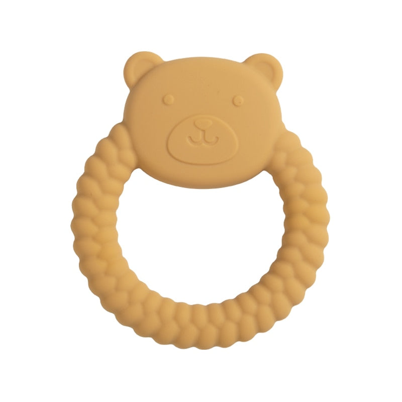 Teddy love bear shape teething ring