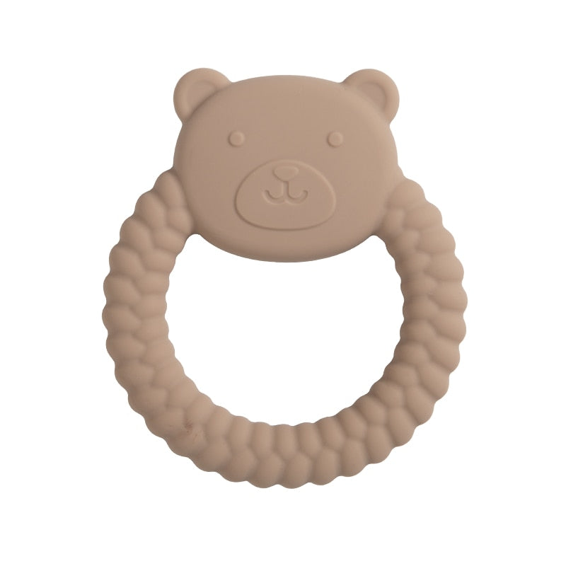 Teddy love bear shape teething ring