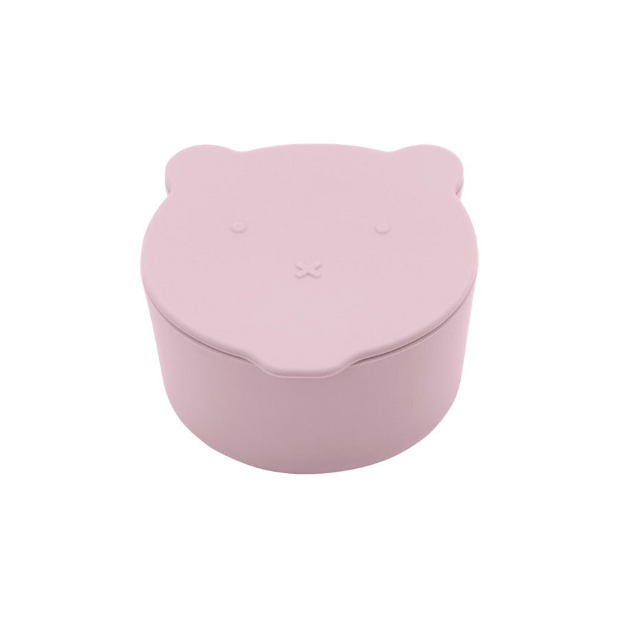 Small multi-shaped silicone snack box