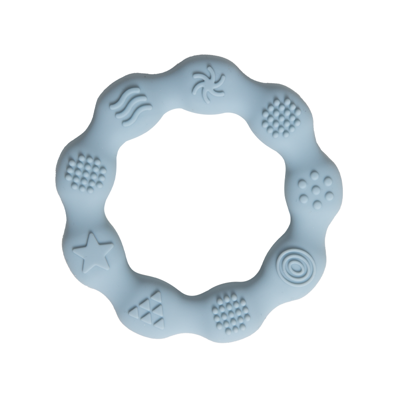 Multi shape silicone teething ring