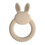 Bunny love silicone teething ring rabbit shape