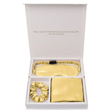 Luxury Maternal Gift Set: Silk Pillowcase, Hair Tie &amp; Night Mask - The Ideal Gift for Young Mothers