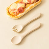 Cutlery (Fork and Spoon) in silicone - Mix and Match