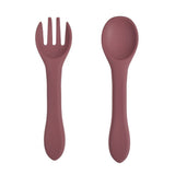 Cutlery (Fork and Spoon) in silicone - Mix and Match