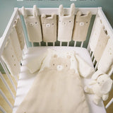 Adorable animal shaped bed bumper 