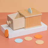 Montessori pedagogy wooden pastel game kit