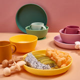 Le set repas pour bébé en silicone 5 pièces  | Acha