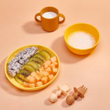 Le set repas pour bébé en silicone 5 pièces  | Acha