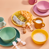 Le set repas pour bébé en silicone 5 pièces  | Acha